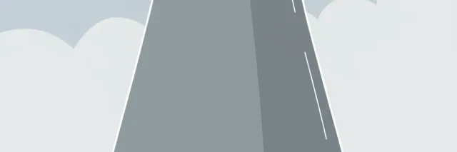 A single stylized cooling tower silhouette against a pale sky, flat vector illustration with muted tones.