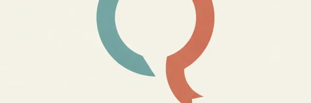An abstract editorial symbol evoking "Student visa revocation", muted two-tone palette, flat vector.