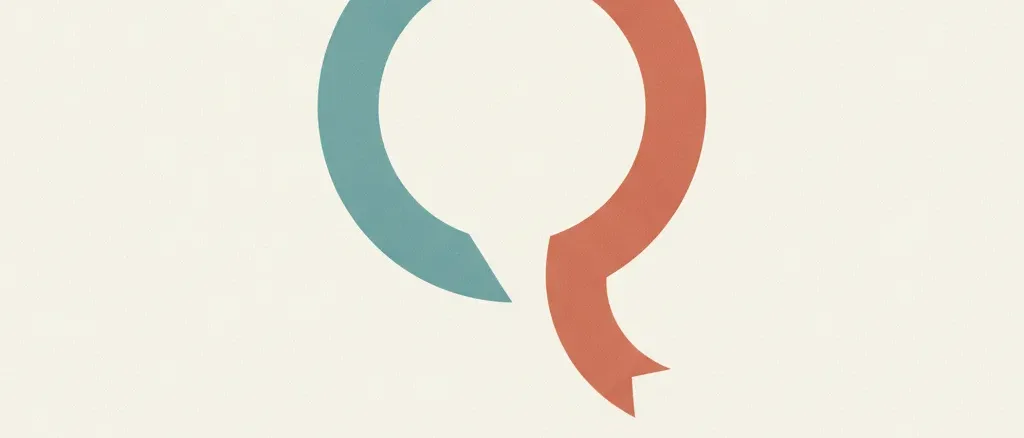 An abstract editorial symbol evoking "Student visa revocation", muted two-tone palette, flat vector.
