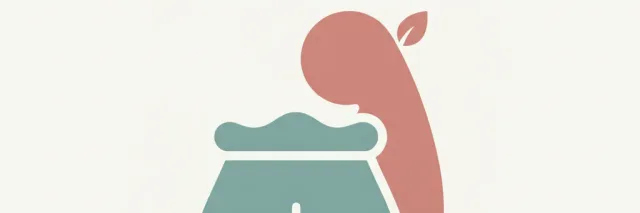 An abstract editorial symbol evoking "Child nicotine-pouch ingestion", muted two-tone palette, flat vector.